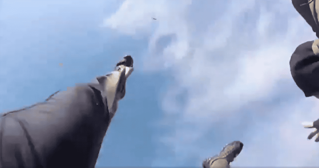 Sab’s bodycam shows the horrifying moment they were deliberately struck by a quadbike at the Eggesford Hunt.