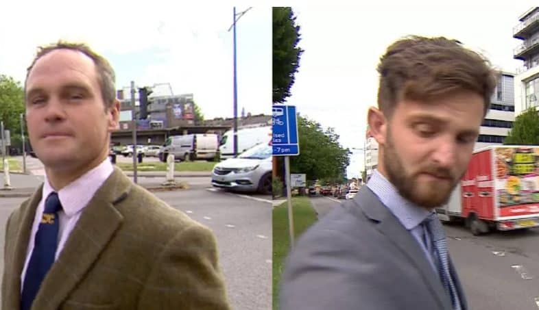 Radbourne (left) was also sentenced in July 2023 alongside the Avon Vale whipper in Aaron Fookes (right) for his role in illegally hunting a fox which was subsequently thrown to his pack of baying hounds in December 2022 