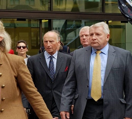 Yesterday’s men: Mark Hankinson, Tim Bonner and friends know the game is up.