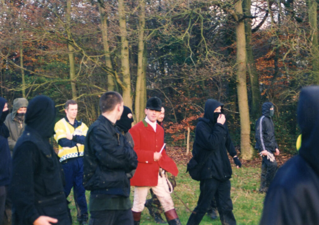 Black Bloc at the Old Surrey and Burstow Hunt