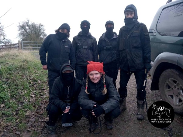 They could not stop West Mids Hunt Saboteurs. 