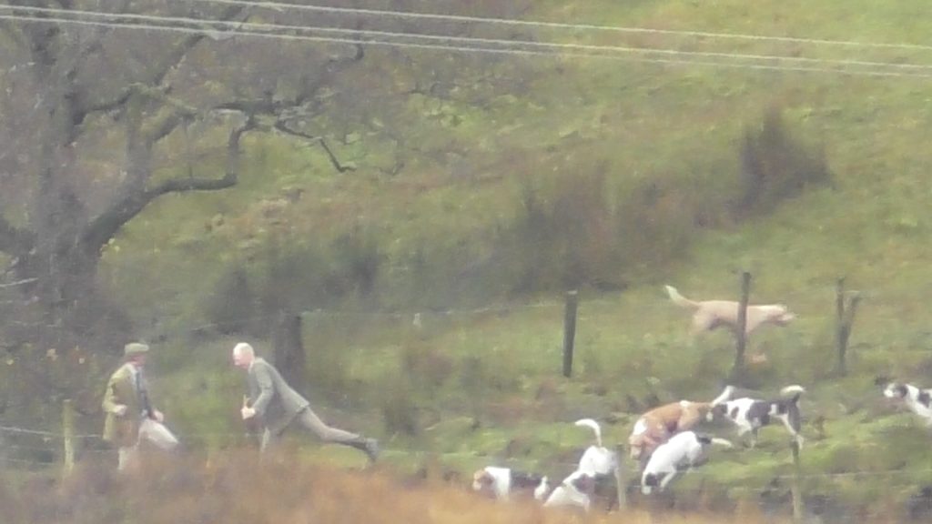 Hunters head on to the fells