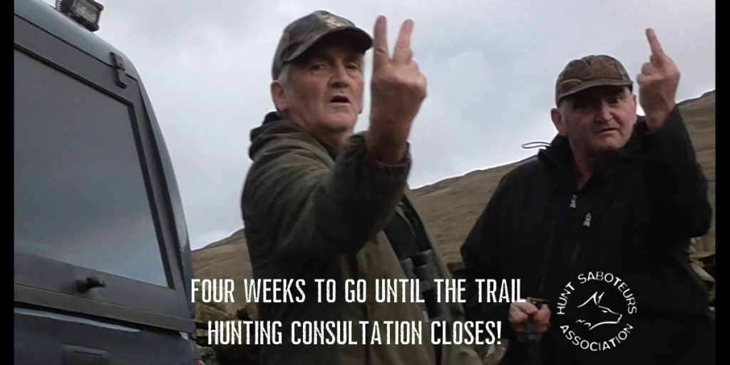 Four Weeks To Go Until The Trail Hunting Consultation Closes!